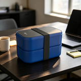 Leak-proof Microwavable Lunch box with cutlery & Divider